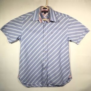 Tommy Hilfiger Men's Sz. M. Striped Button S/S